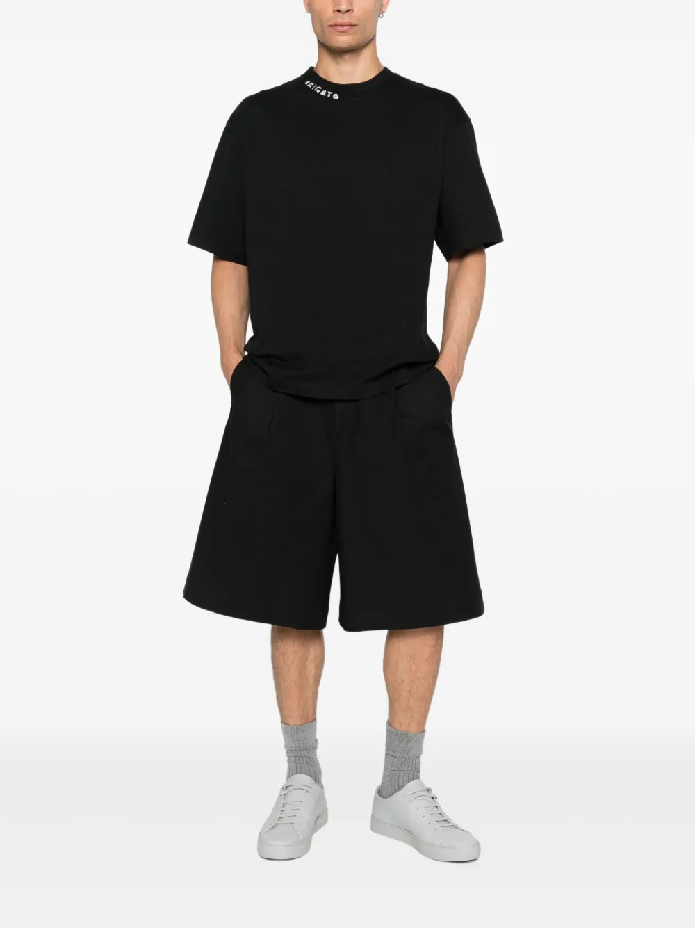 Axel Arigato T-shirt verfraaid met logo Zwart