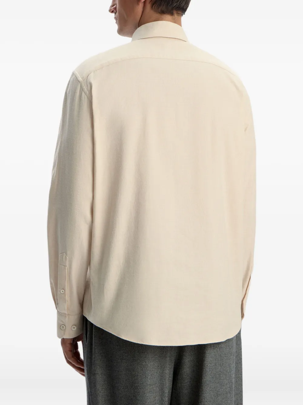 12 STOREEZ Overhemd met lange mouwen Beige