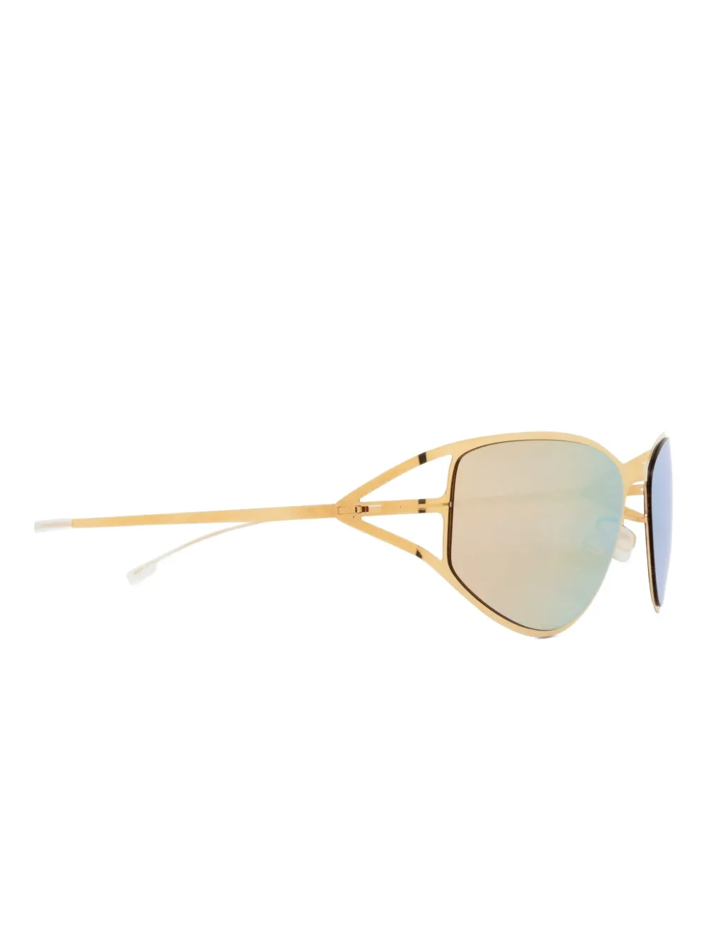 Mykita Sierra zonnebril met geometrisch montuur Goud