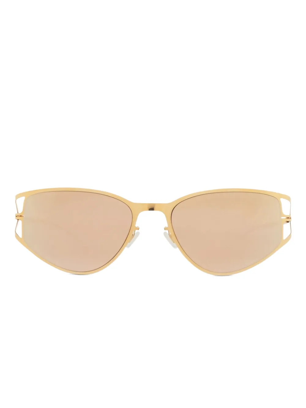 Mykita Sierra zonnebril met geometrisch montuur Goud
