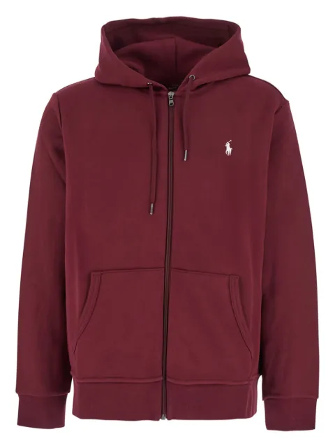 Polo Ralph Lauren Moletom com capuz e zíper bordado