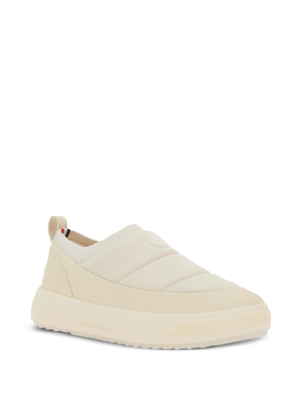 Moncler quilted slip-on sneakers Neutrals
