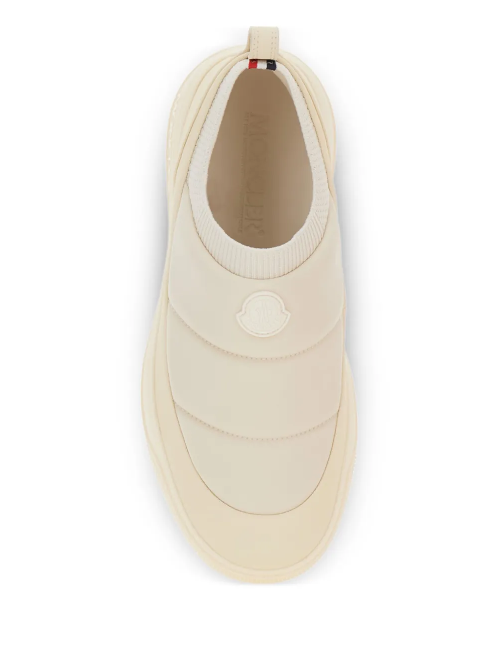 Moncler quilted slip-on sneakers Neutrals