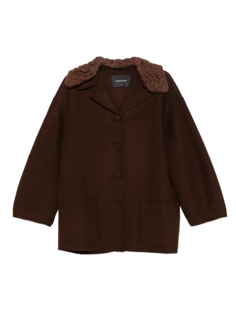 Fabiana Filippi textured-collar buttoned jacket