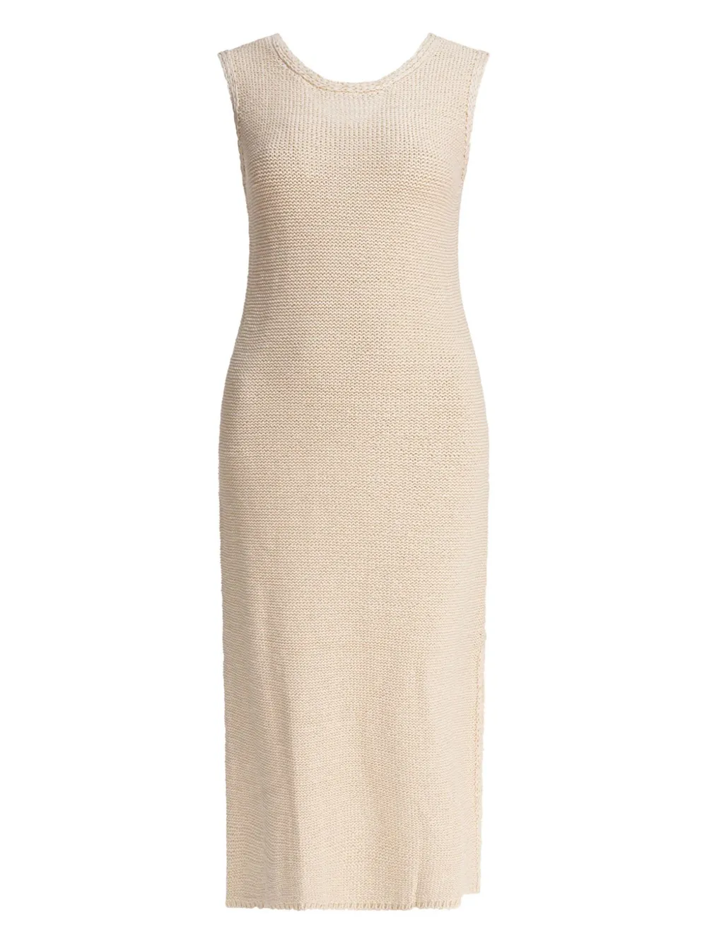knitted sleeveless dress