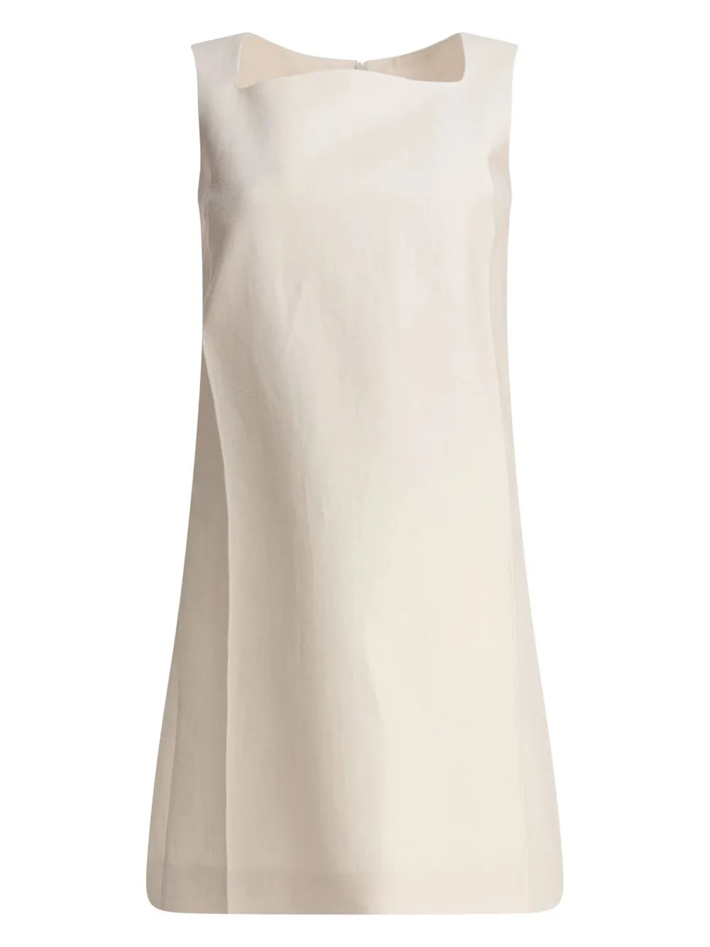 square-neck sleeveless dress