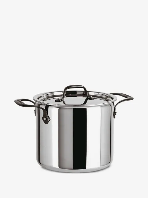 Sambonet Home Chef steel double-handle stockpot