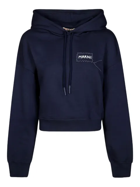 Marni embroidered-patch hoodie