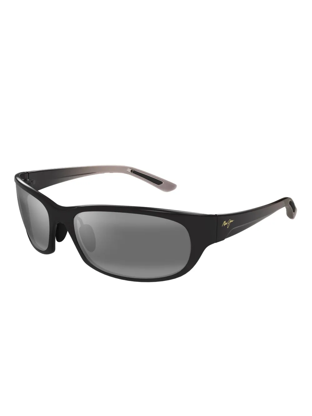 Maui Jim curved-frame sunglasses Zwart