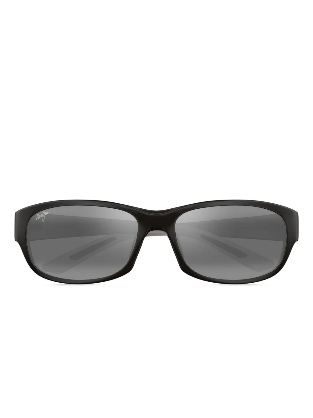 Maui Jim curved-frame sunglasses Zwart