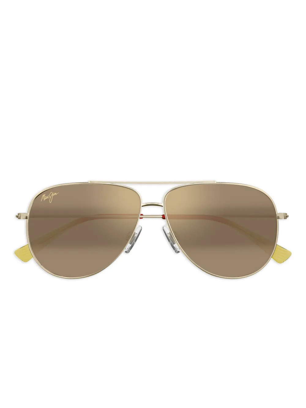Maui Jim Hau oli mirrored sunglasses Goud