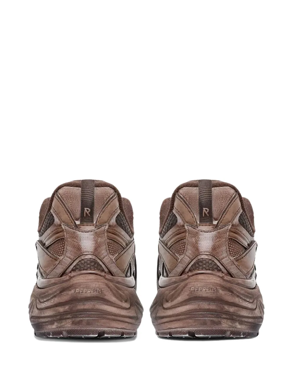 Represent Storm Runner mesh-overlay sneakers Brown