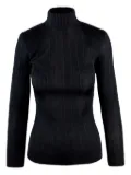 Elisabetta Franchi ribbed turtleneck sweater - Black