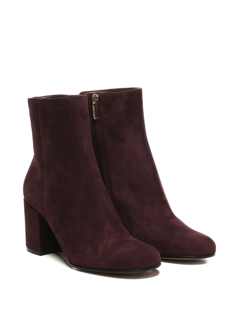 Gianvito Rossi 70mm block-heel zip boots Red
