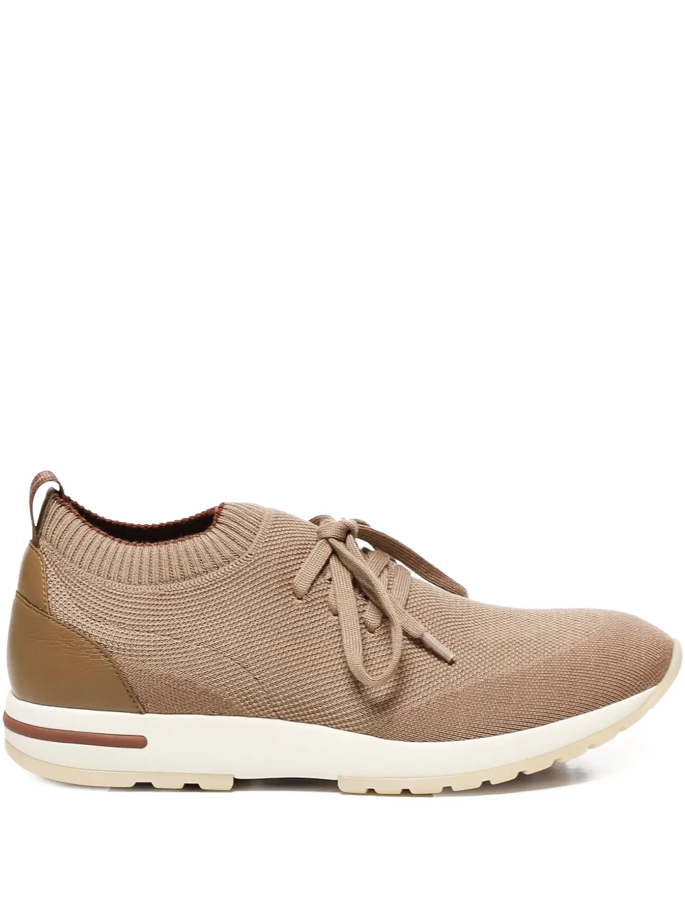 Loro Piana 360 LP Flexy Walk knitted leather sneakers Neutrals
