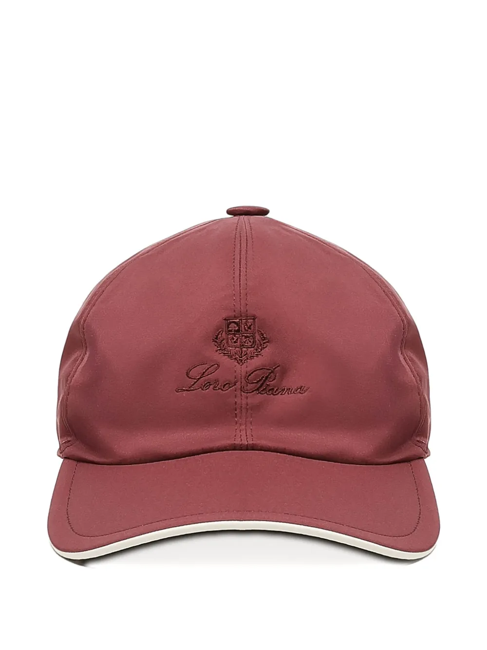 Loro Piana embroidered-logo baseball cap | Red | Image 1
