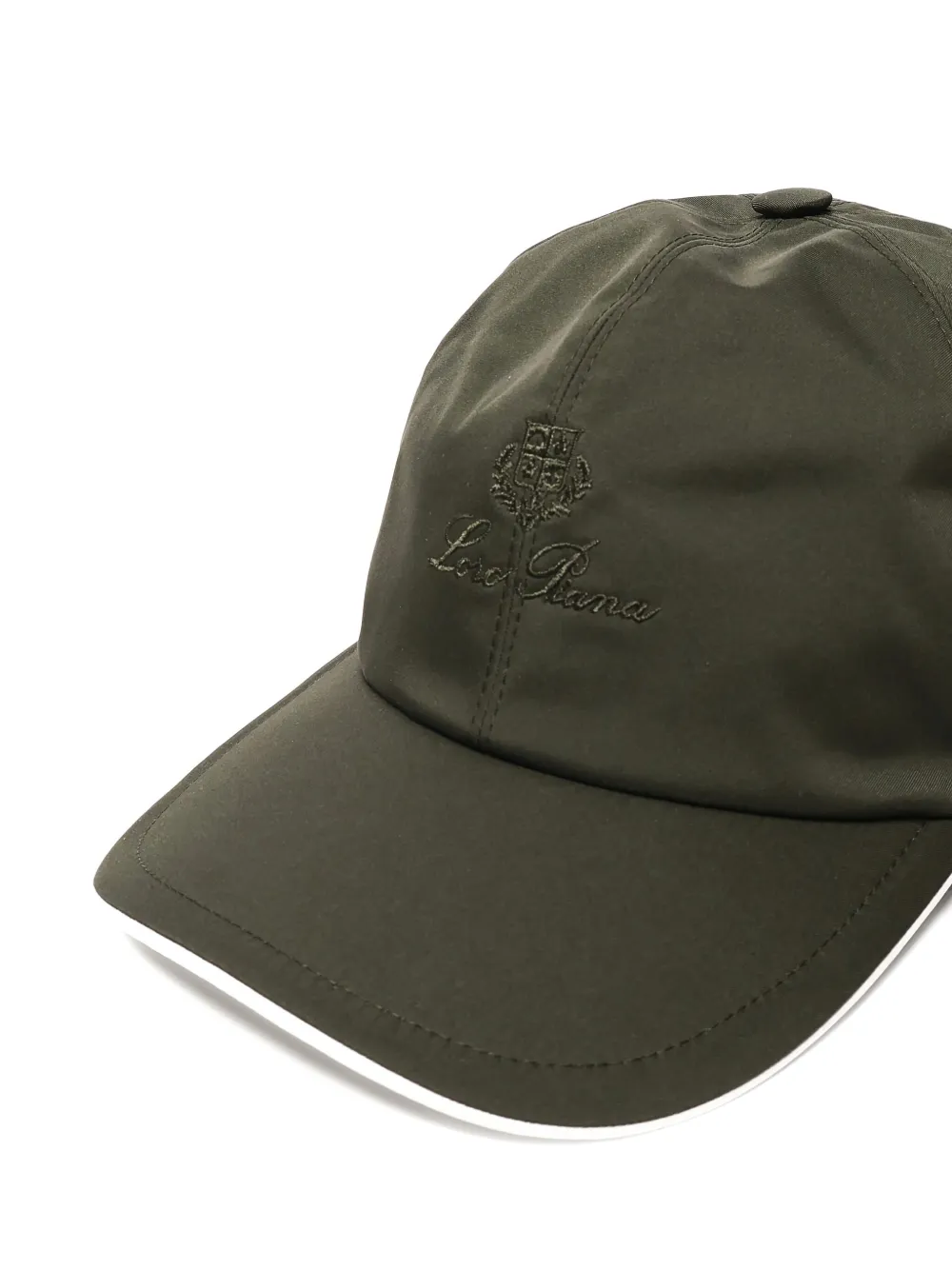 Loro Piana Pet met geborduurd logo Groen