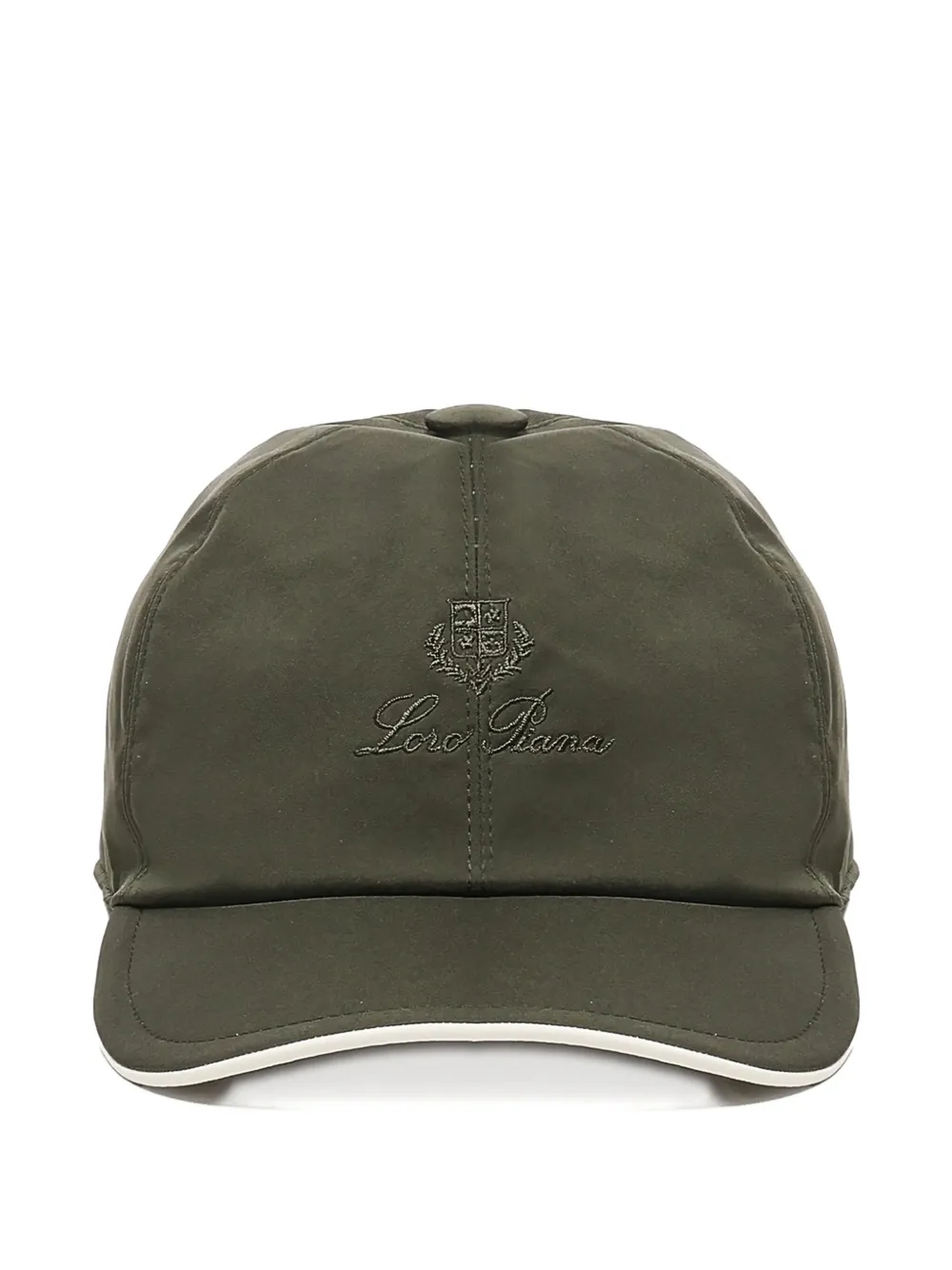 Loro Piana Pet met geborduurd logo Groen