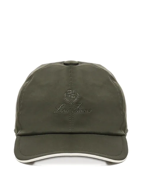 Loro Piana logo-embroidered peak cap