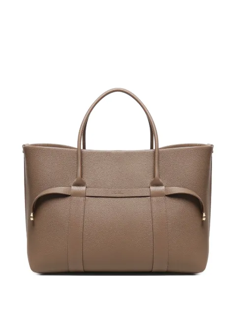 Loro Piana Ghiera leather-buckle shopper bag