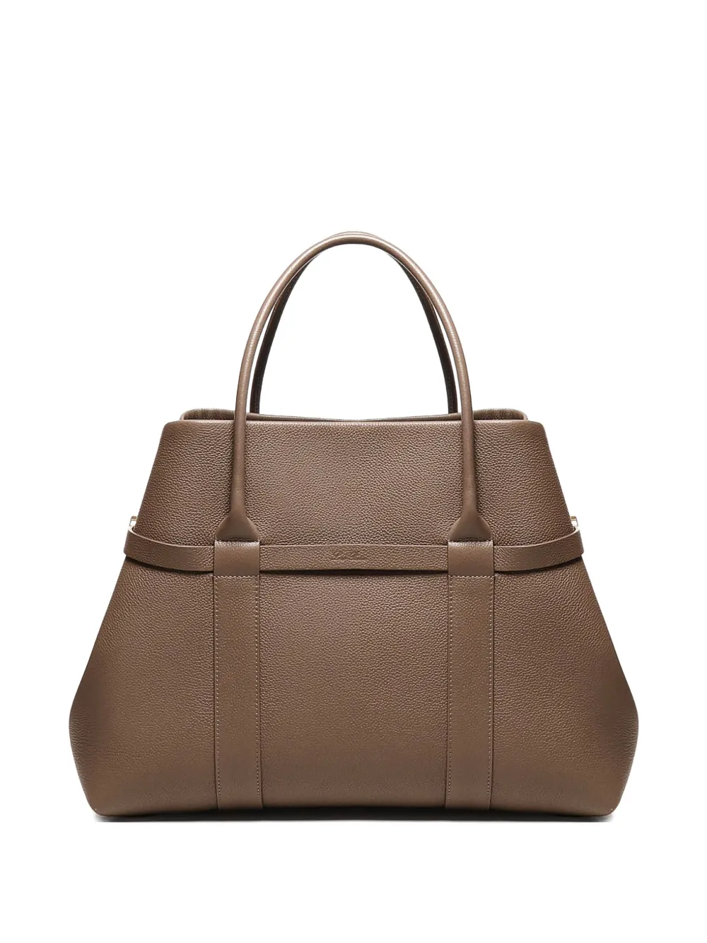 Loro Piana Ghiera shopper met leren gesp - Bruin