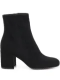 Gianvito Rossi 70mm block-heel zip ankle boots - Black