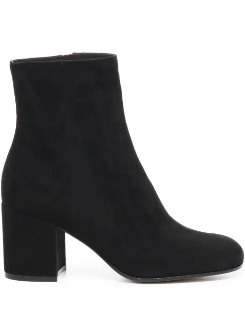 Gianvito Rossi 70mm block-heel zip ankle boots