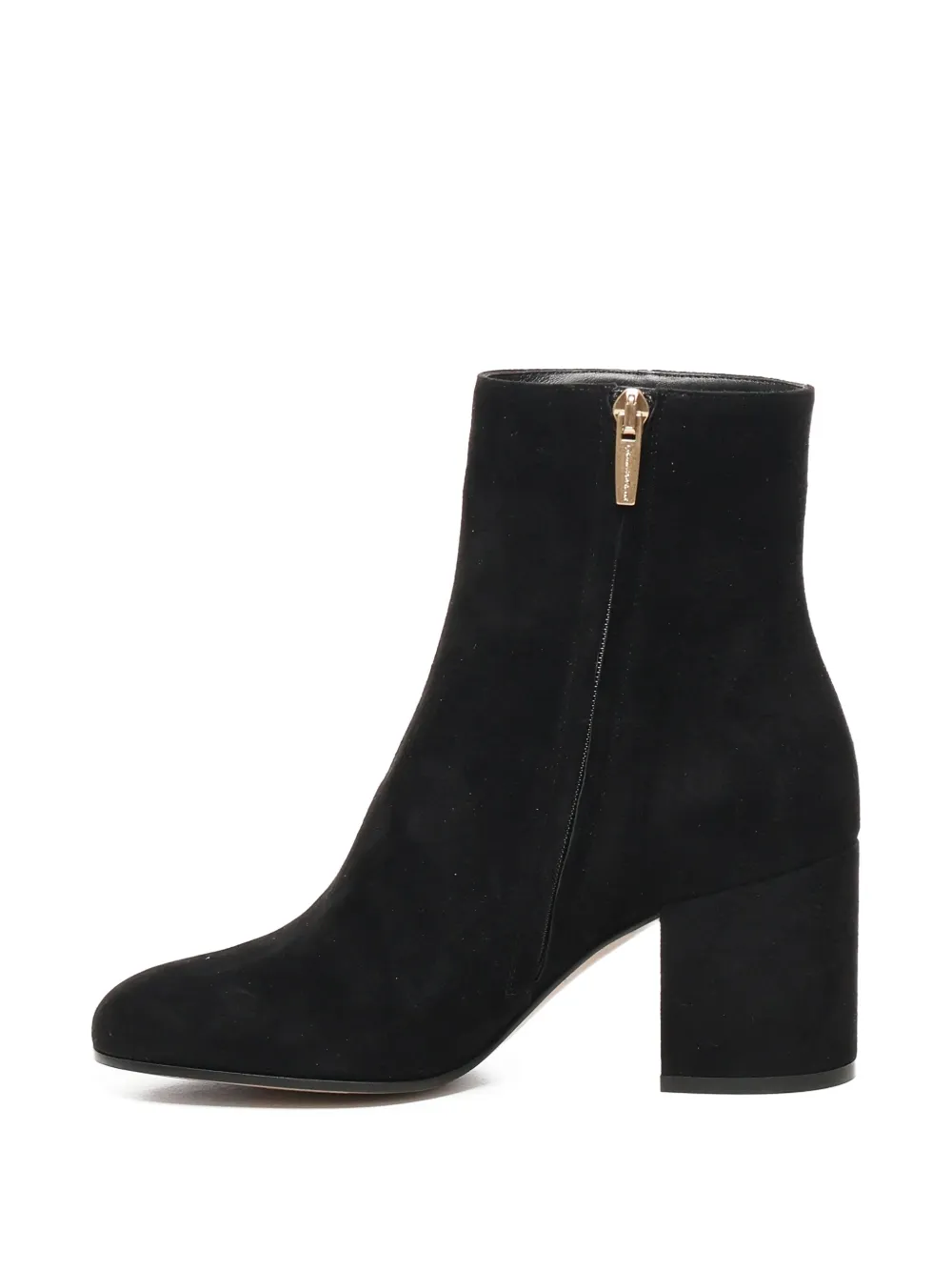 Gianvito Rossi 70mm block-heel zip ankle boots Black