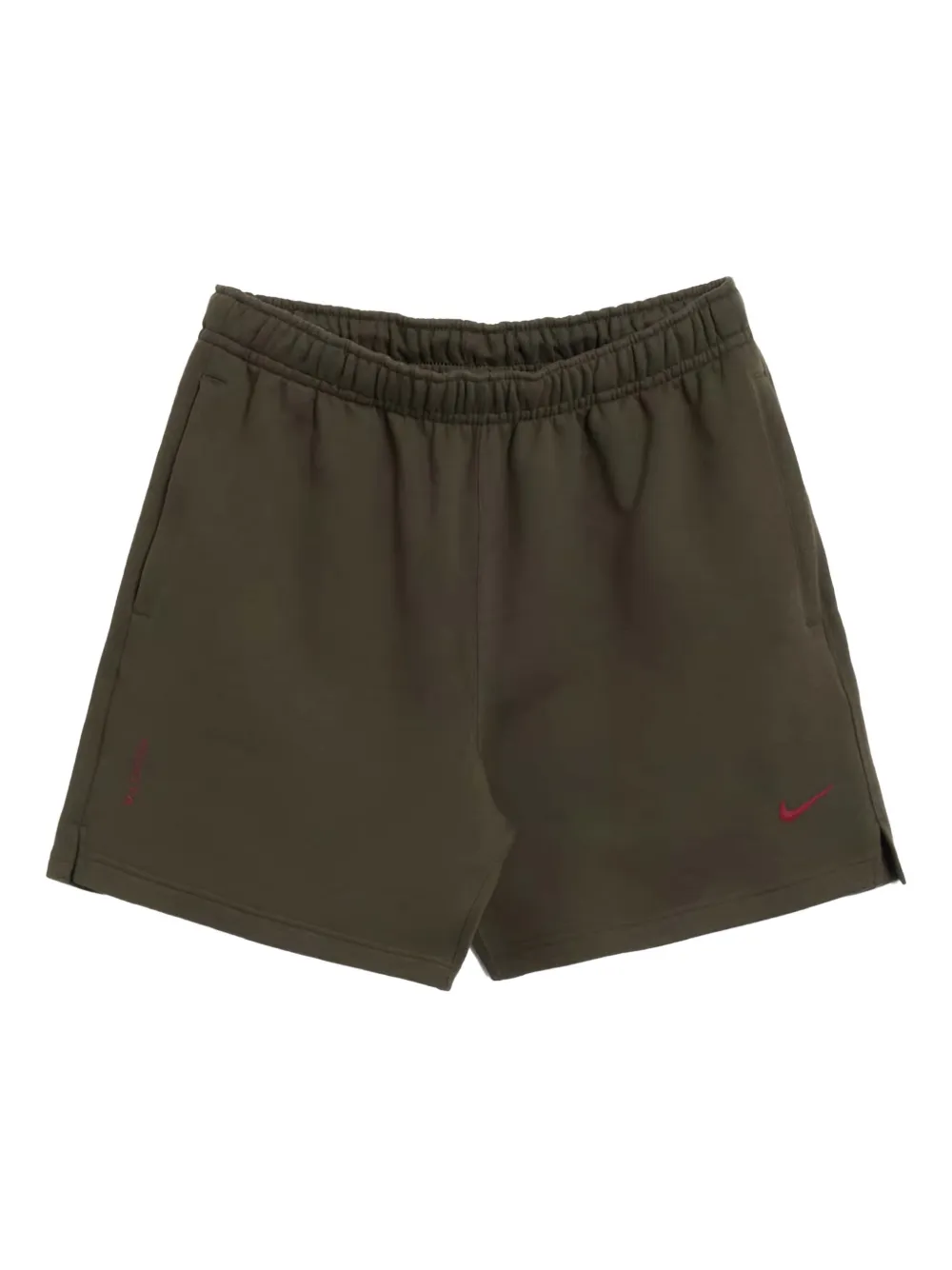 Nike logo-embroidered shorts | Green | Image 1