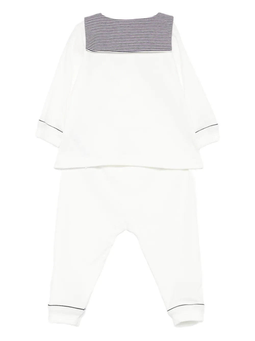 Petit Bateau natural cotton trousers Wit