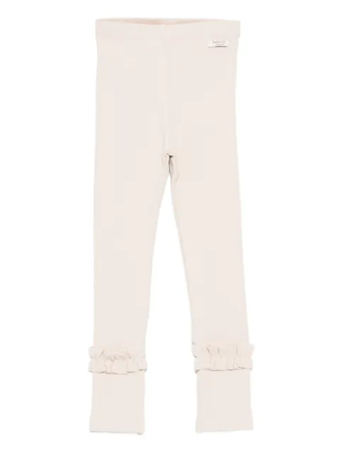 Donsje Legging canelada com babados