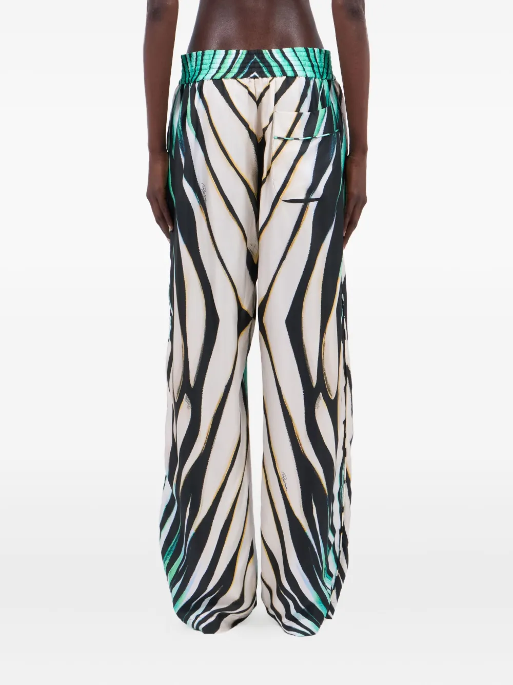 Roberto Cavalli Animal-print Trousers In Multi