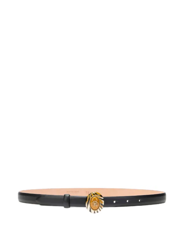 robertto cavalli レザーベルト Roberto Cavalli RC-buckle Leather Belt | Black | FARFETCH