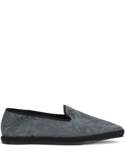 Roberto Cavalli embossed-logo loafers