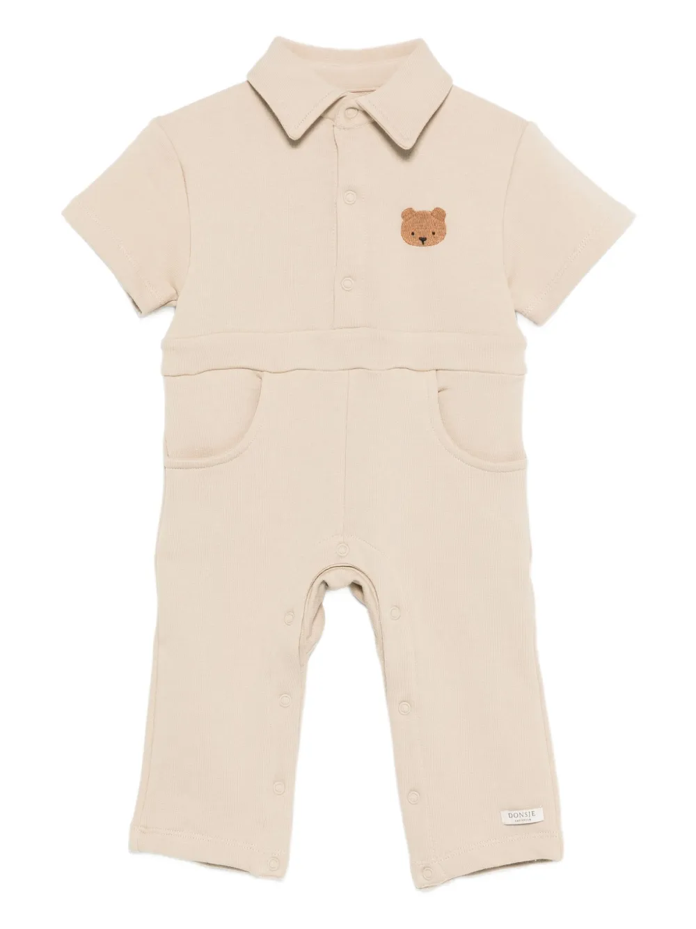 Donsje Piebe romper Beige