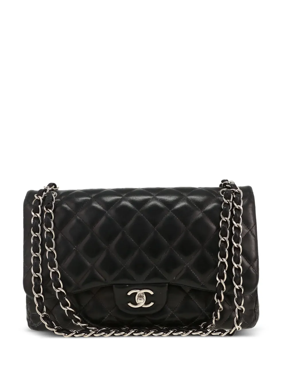 CHANEL Pre-Owned 2012 Timeless Jumbo quilted leather cross body bag - CHANEL Pre-Owned 2012 Timeless Jumbo quilted leather cross body bag -