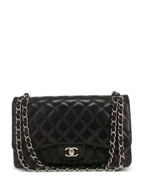 CHANEL Pre-Owned タイムレス ライン ジャンボ クラシック フラップ