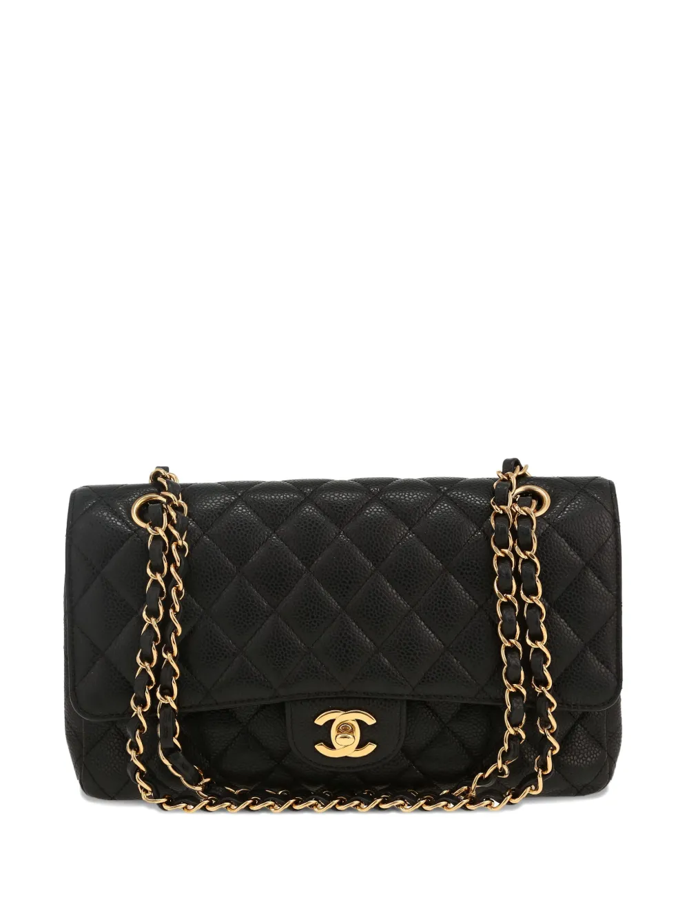 CHANEL Pre-Owned quilted leather handbag - ブラック CHANEL Pre-Owned quilted leather handbag - ブラック