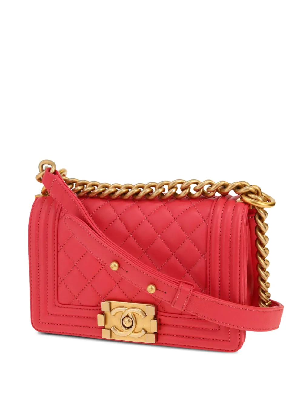 CHANEL Pre-Owned ボーイ ショルダーバッグ ミニ - ピンク CHANEL Pre-Owned ボーイ ショルダーバッグ ミニ - ピンク
