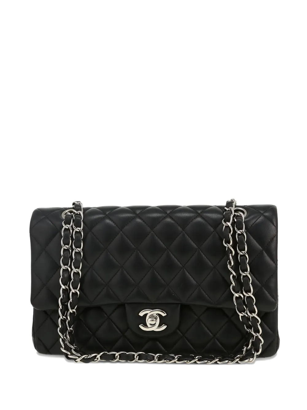 CHANEL Pre-Owned キルティング ハンドバッグ - Black CHANEL Pre-Owned キルティング ハンドバッグ - Black