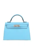 Hermès Pre-Owned Kelly leather bag - Blue