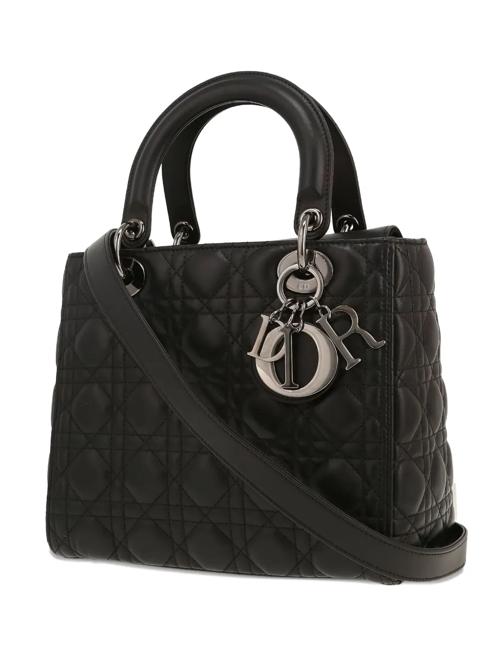 Christian Dior Pre-Owned Lady Dior tote bag - ブラック Christian Dior Pre-Owned Lady Dior tote bag - ブラック