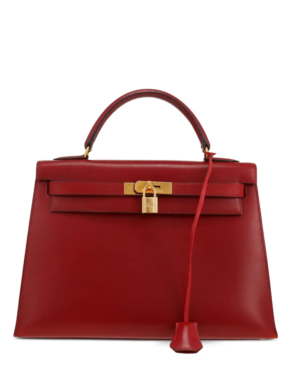 Hermès Pre-Owned Kelly Box leather handbag | Red | Image 1