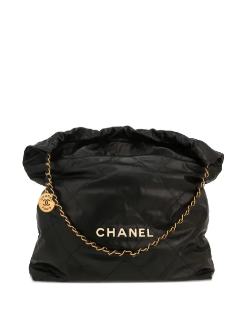 CHANEL Pre-Owned large 22 quilted leather shoulder bag