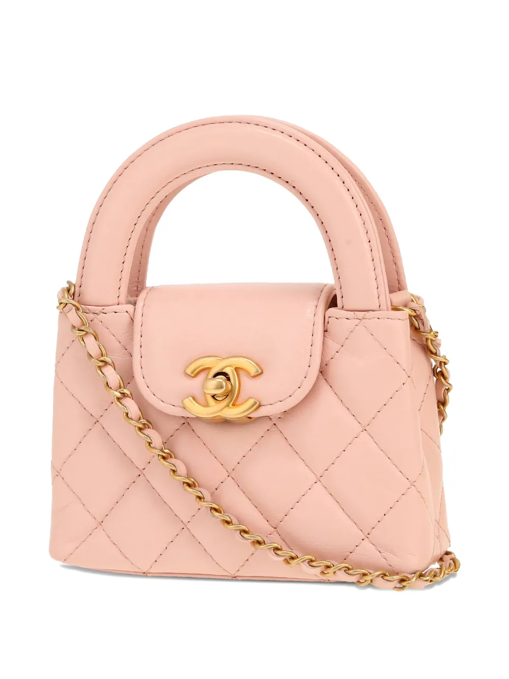 CHANEL Pre-Owned キルティング トートバッグ | ピンク | FARFETCH JP