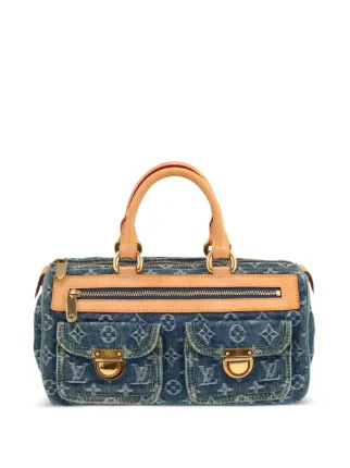 LOUIS VUITTON デニム ハンドバッグ Louis Vuitton Pre-Owned スピーディ デニムハンドバッグ | ブルー