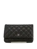CHANEL Pre-Owned Wallet on Chain leather shoulder bag - Black