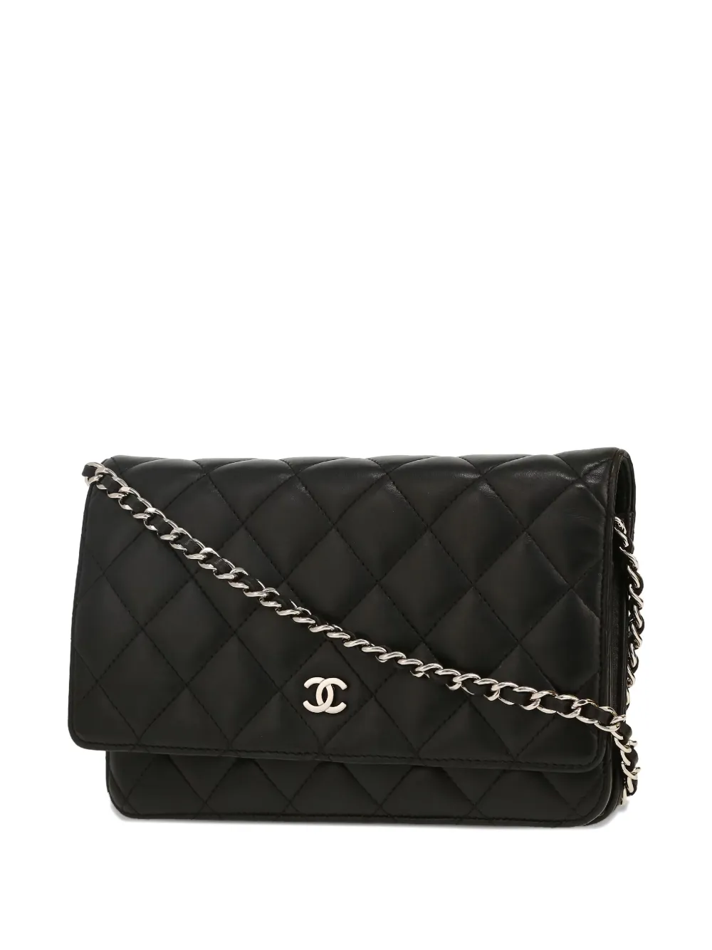 CHANEL Pre-Owned Wallet on Chain leather shoulder bag | Pre-Owned | Image 2