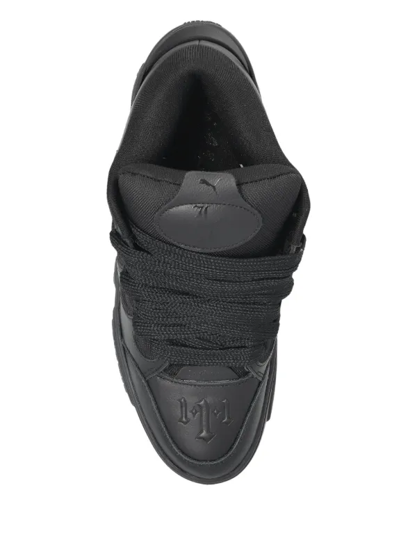 PUMA x LaFrancé Lamelo Ball Leather Sneakers | Black | FARFETCH