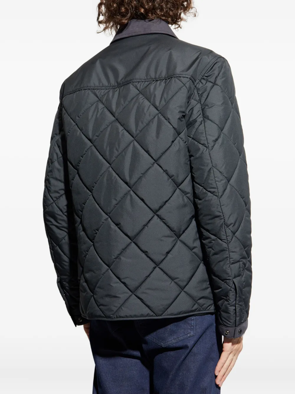 Paul & Shark Gewatteerd jack Blauw